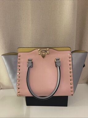 Valentino tricolor Rockstud small bag